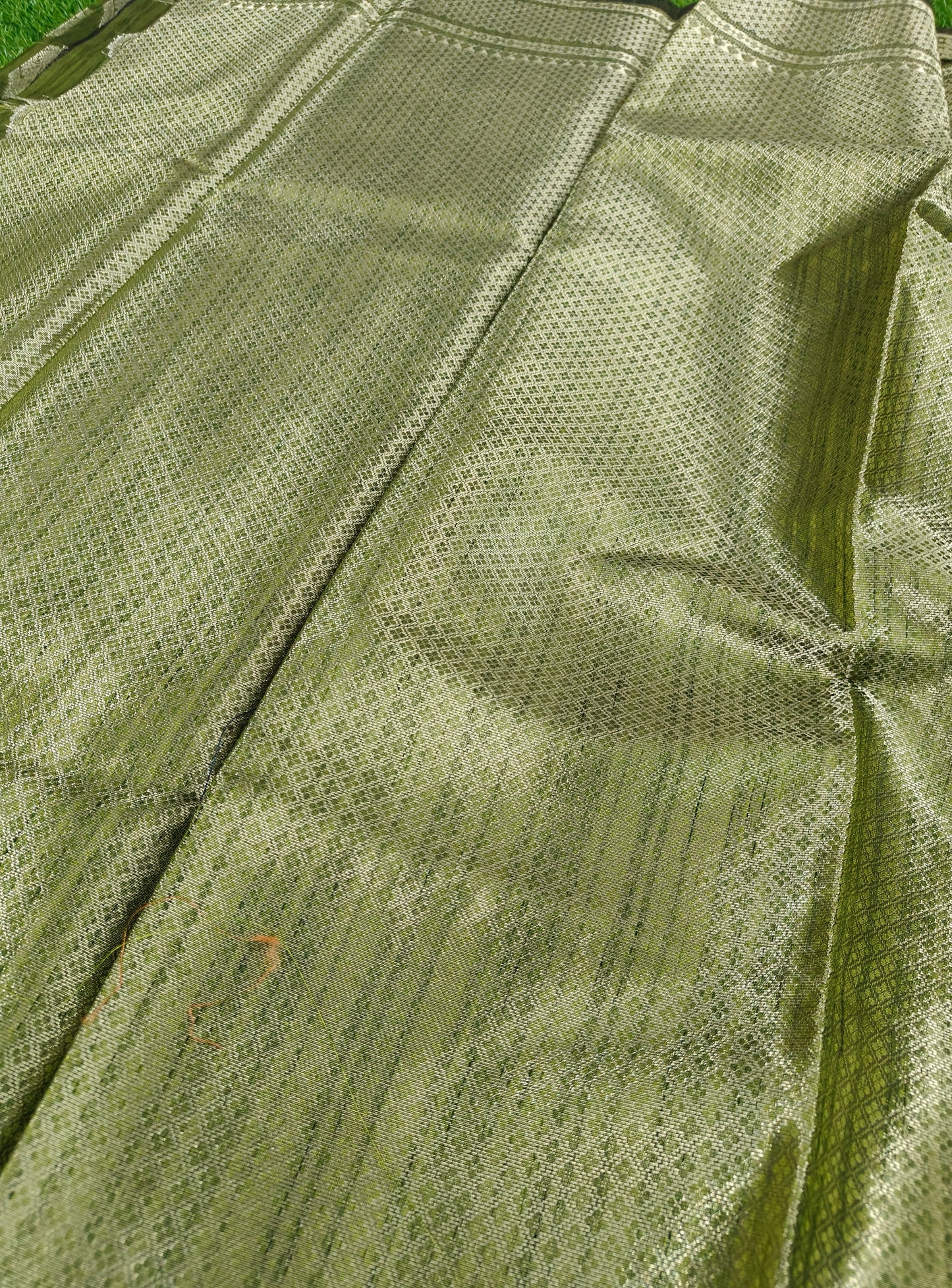 GREEN SEMI TUSSAR SILK SAREE