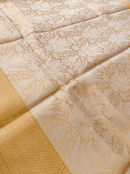 GOLDEN GLASS TISSUE SAREE