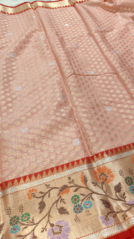 PAITHANI KOTA CHEQUE SAREES