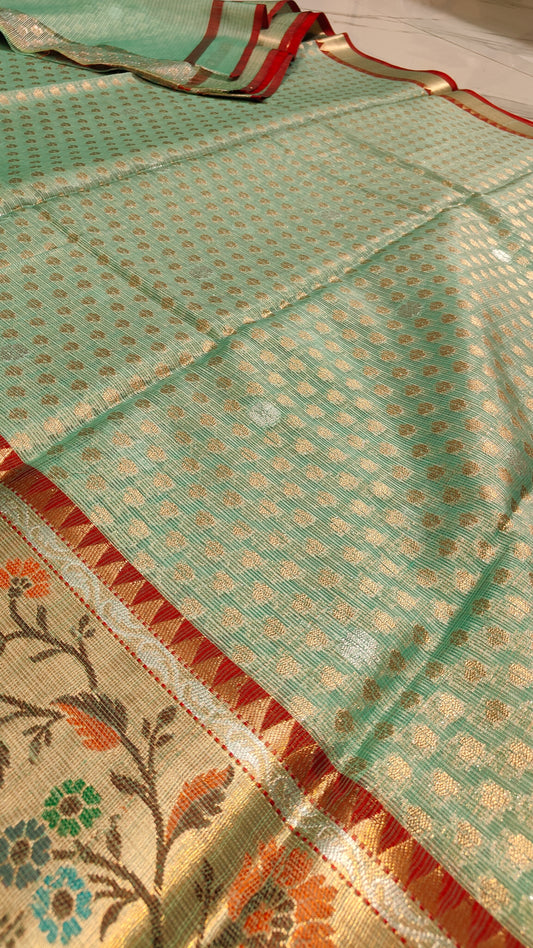 PAITHANI KOTA CHEQUE SAREES