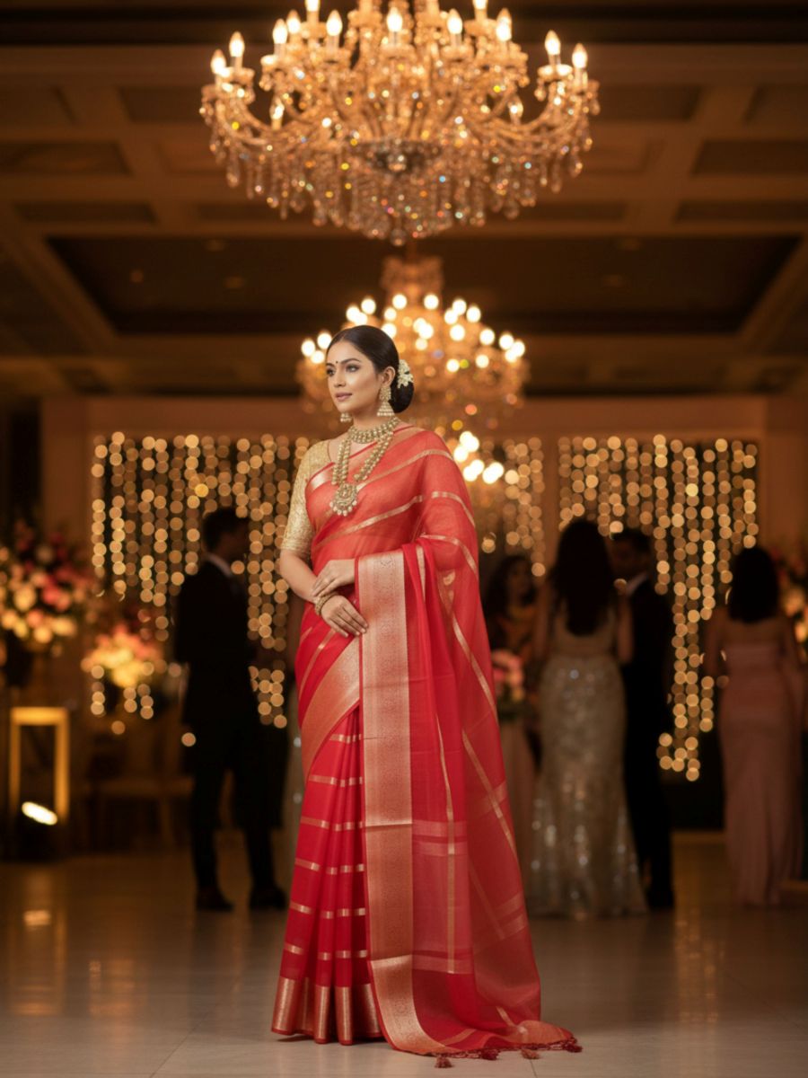 ORGANZA SAREE