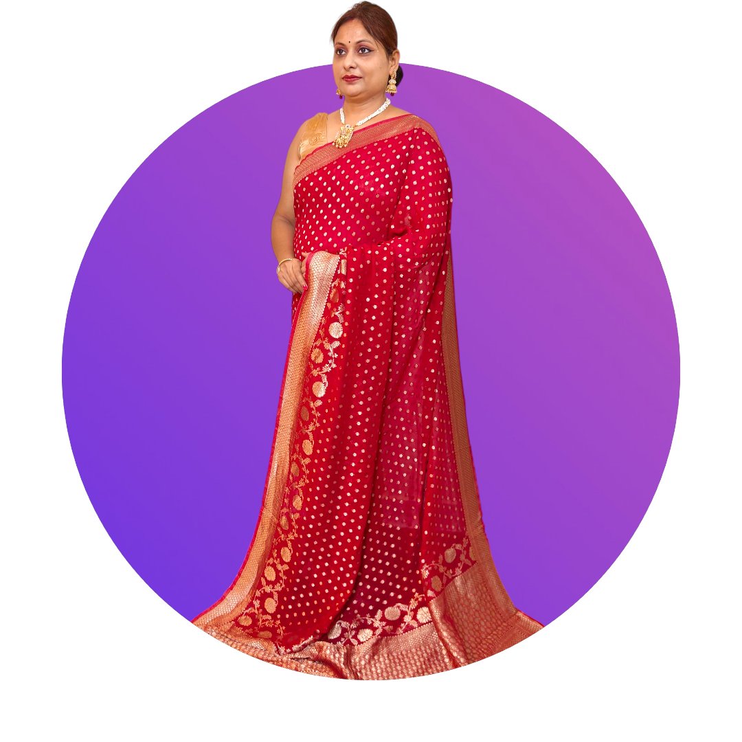 KHADDI GEORGETTE SAREES