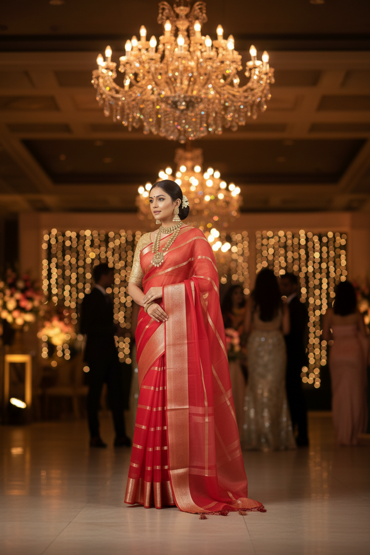 ORGANZA SAREE