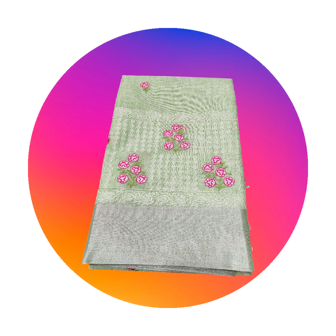 LINEN  SILK SAREE