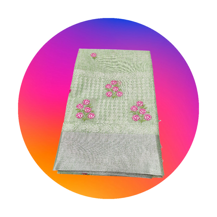 LINEN  SILK SAREE
