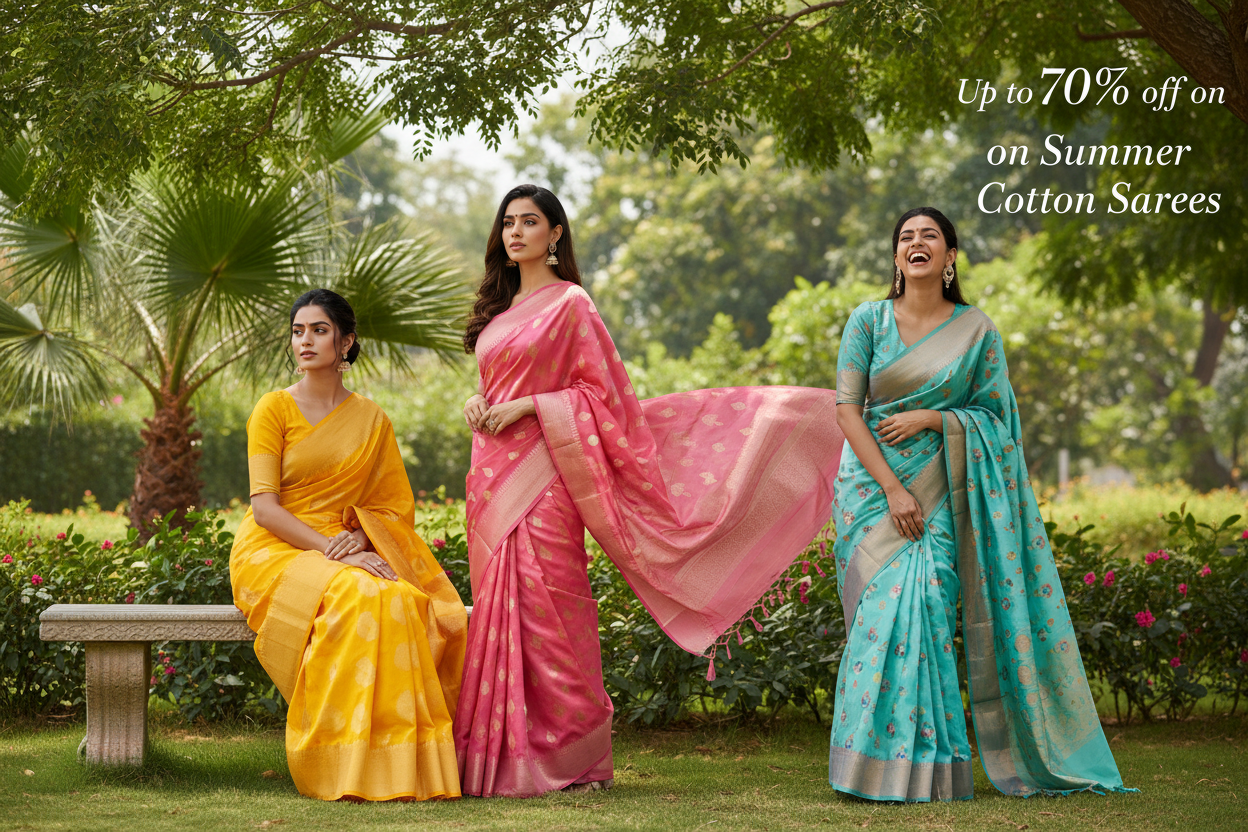 COTTON SILK SAREE