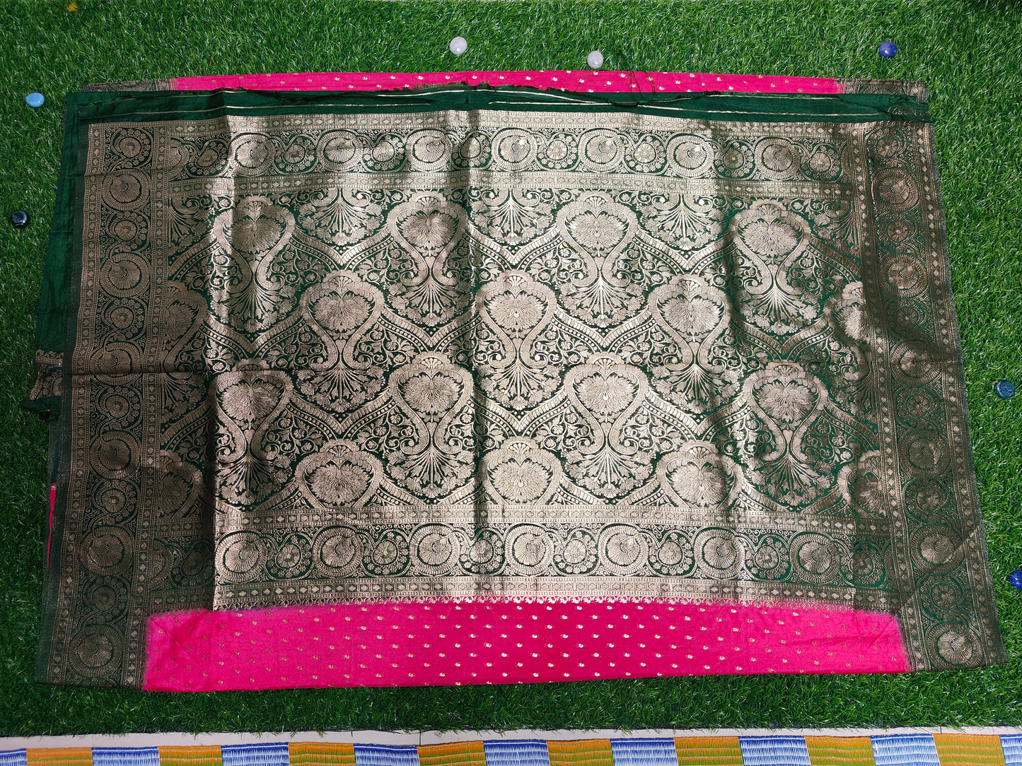 PINK MASHRU SILK SAREE