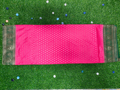 PINK MASHRU SILK SAREE