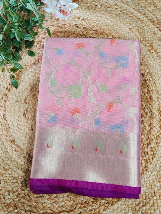 PAITHANI KOTA CHEQUE SAREES
