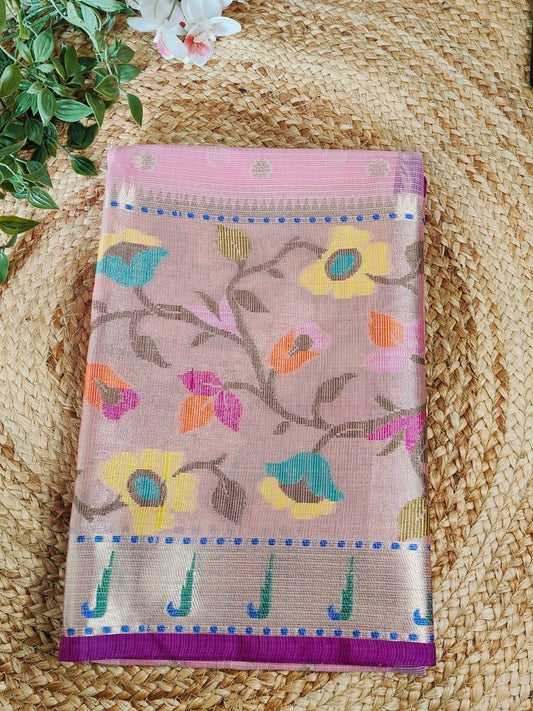 PAITHANI KOTA CHEQUE SAREES