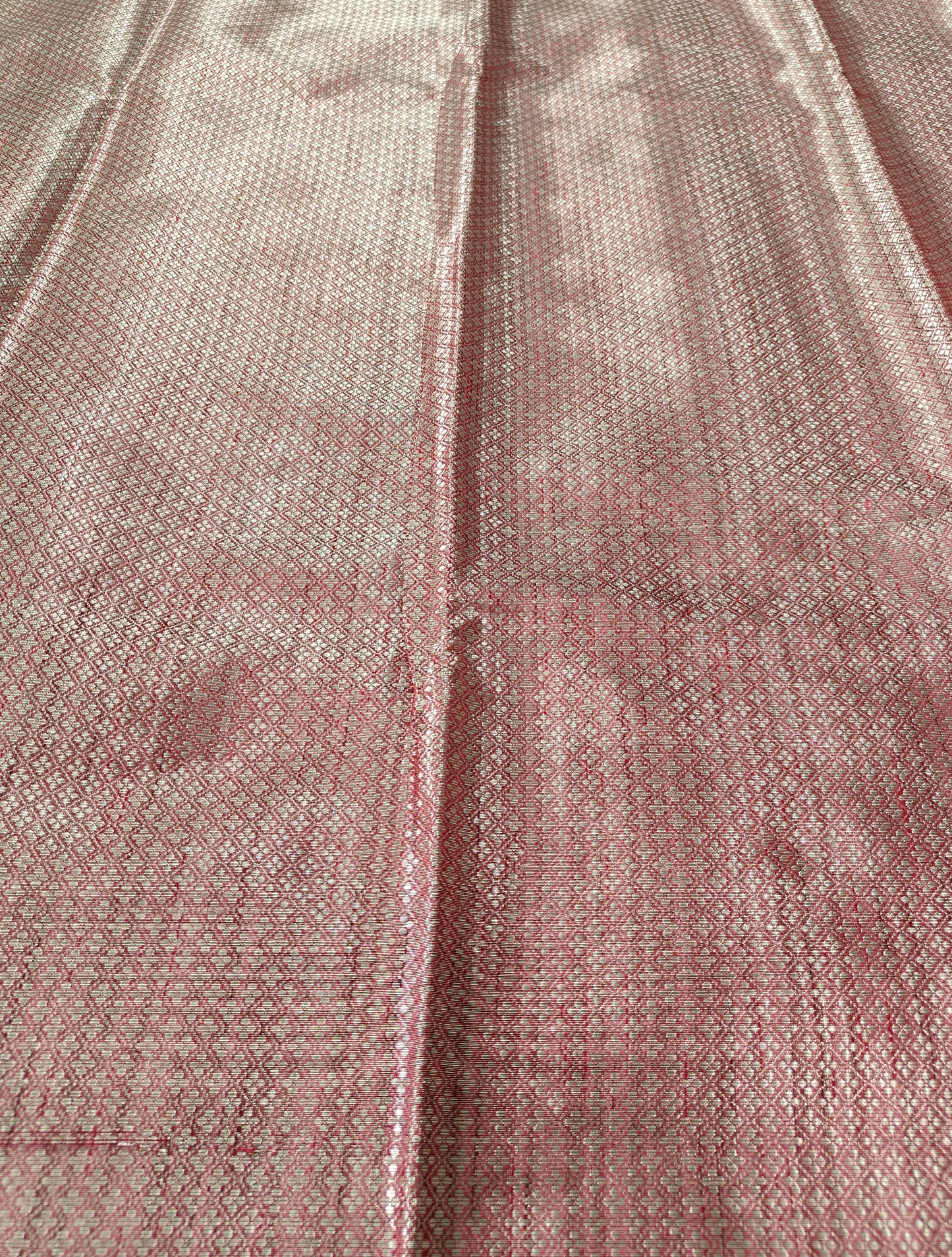 MAROON SEMI TUSSAR SILK SAREE