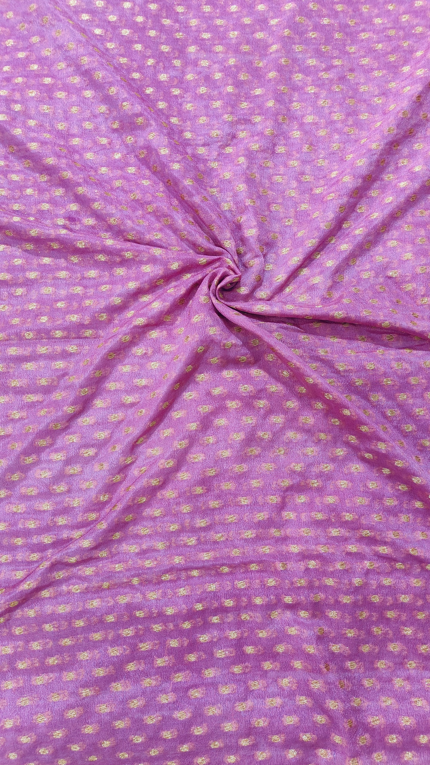 LILAC CRAPE SHIFFON SILK SAREE