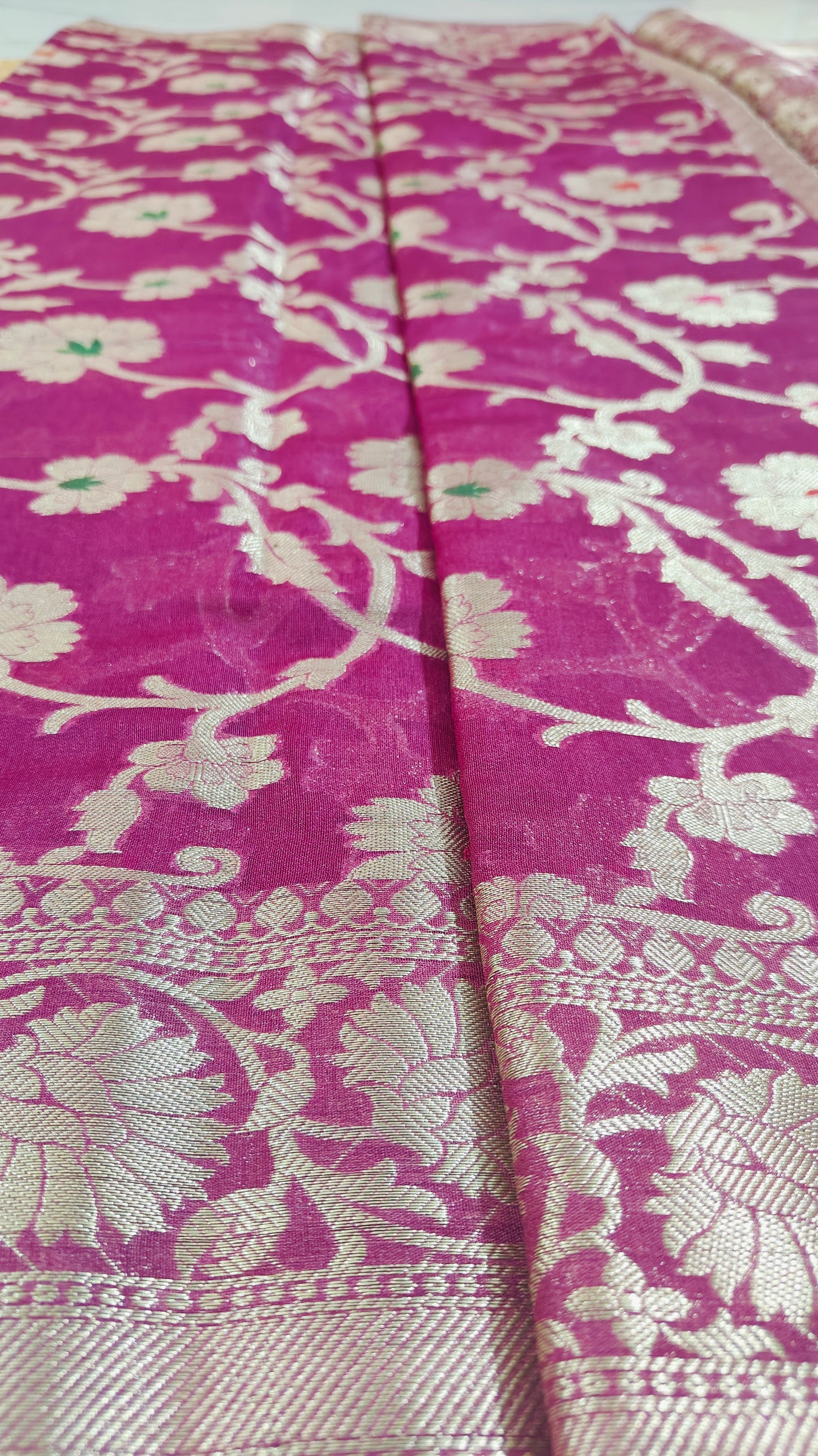 LILAC SEMI GEORGETTE ZARI ZAAL SAREE