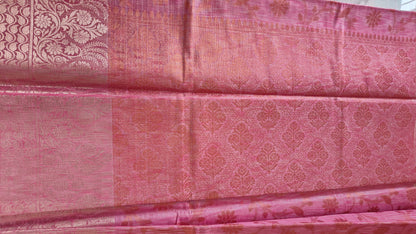 TISSUE LINEN WITH BROCADE BORDER
