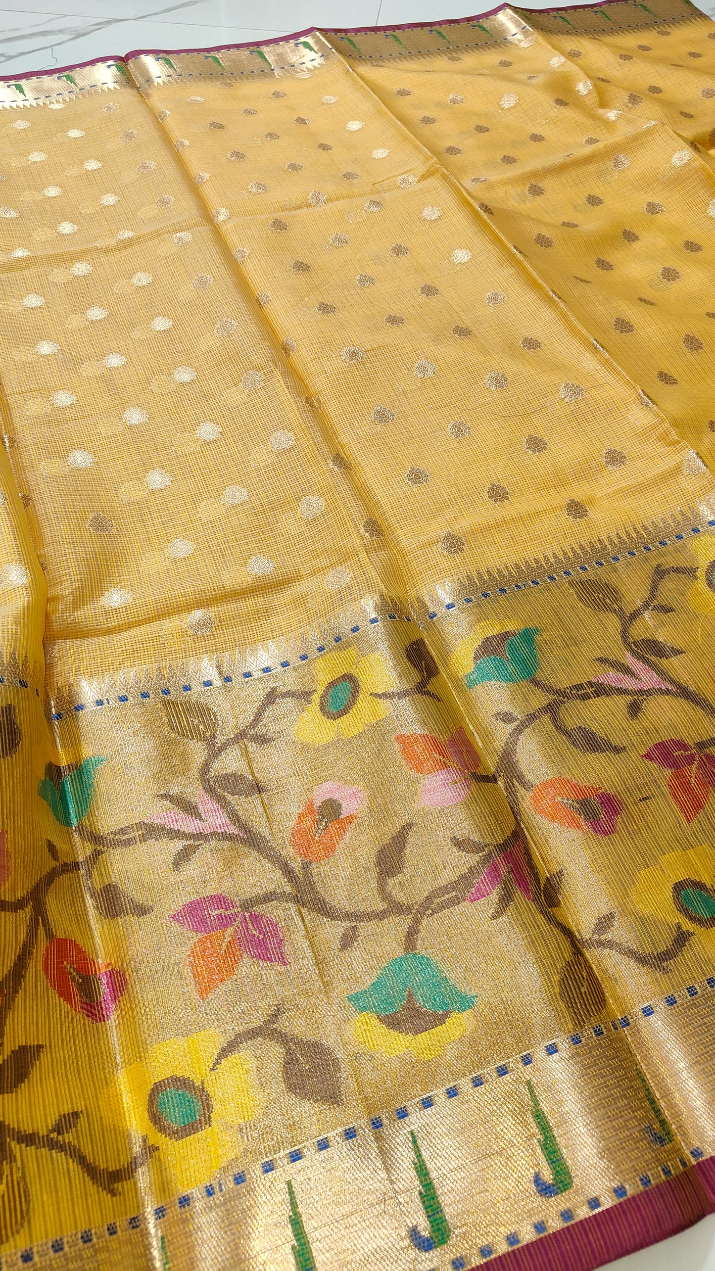 PAITHANI KOTA CHEQUE SAREES