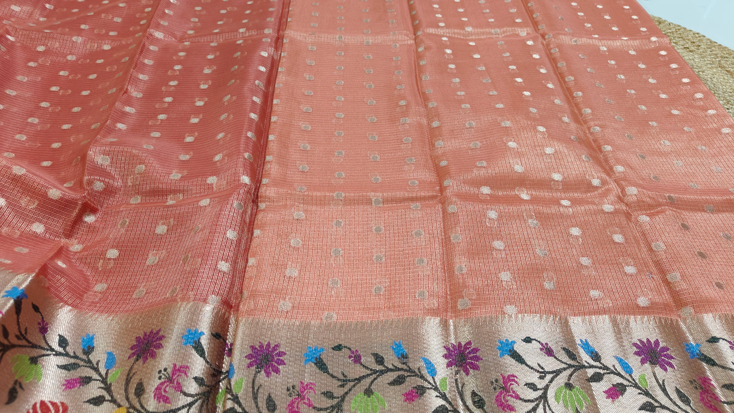 PAITHANI KOTA CHEQUE SAREES