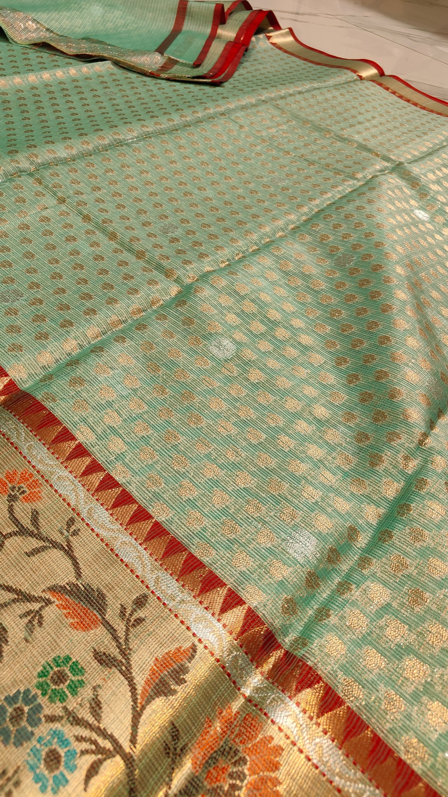 PAITHANI KOTA CHEQUE SAREES